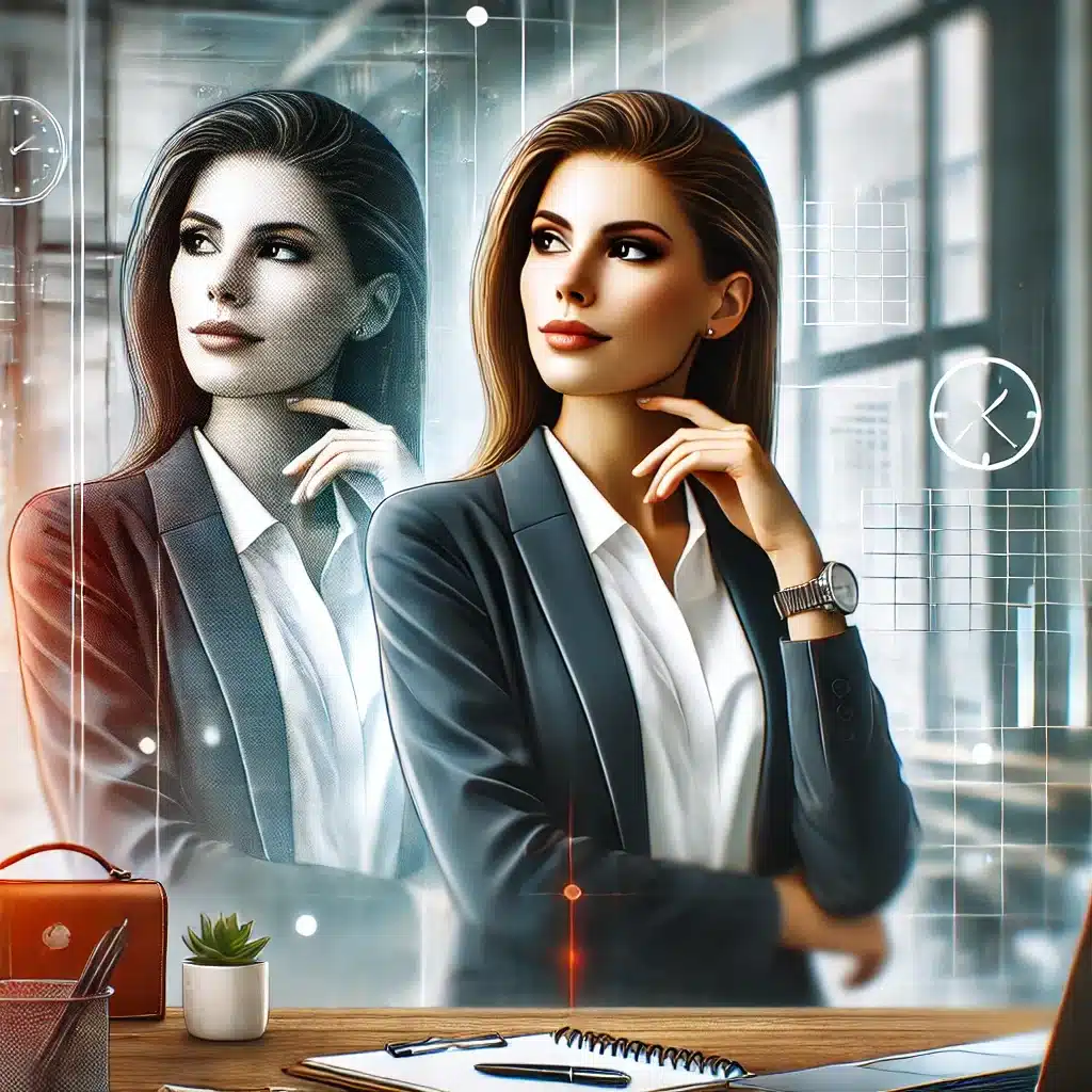 Secretaresse zelfreflectie